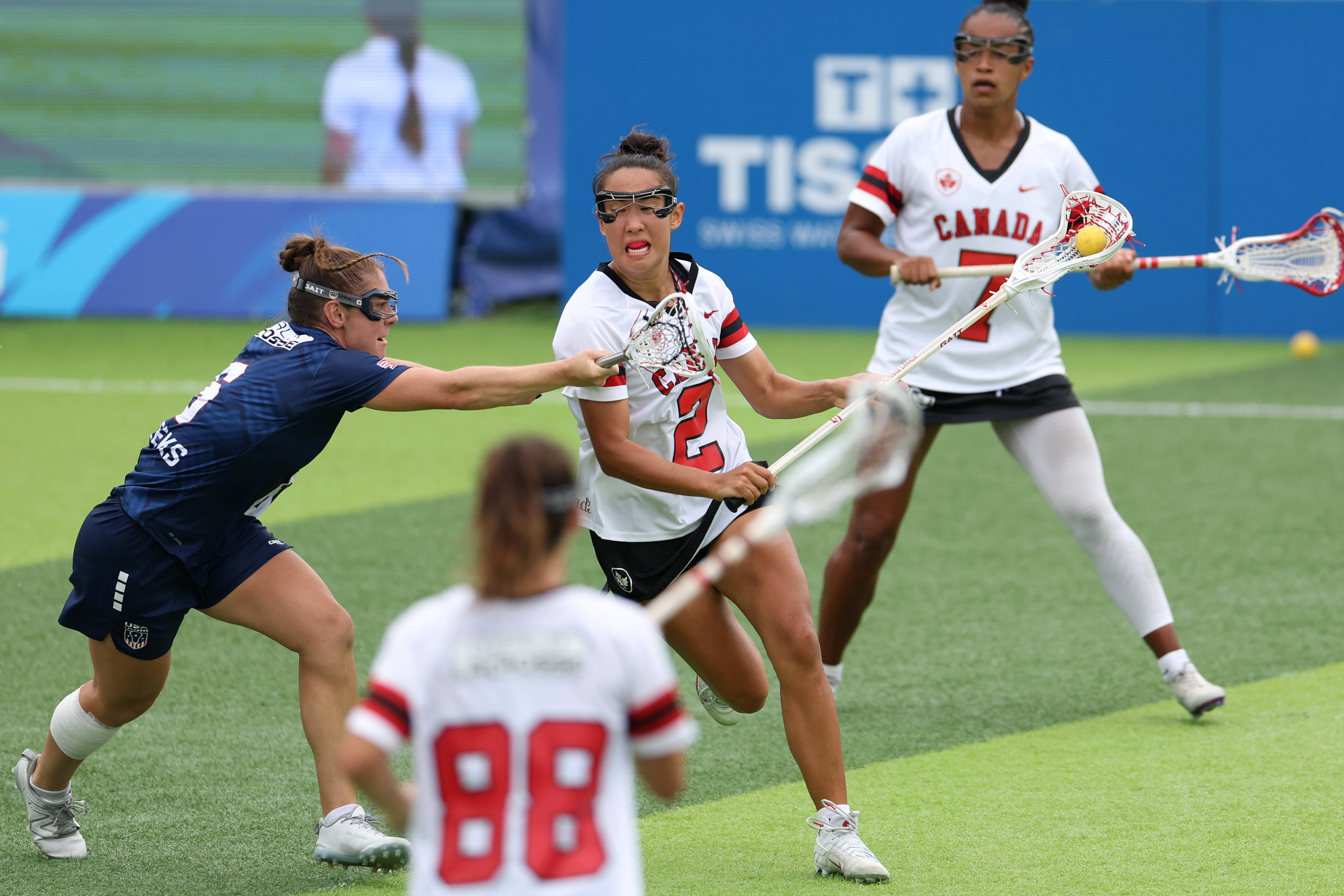 皇冠信用網开户_（成都世运会）棍网球——美国队夺得女子金牌