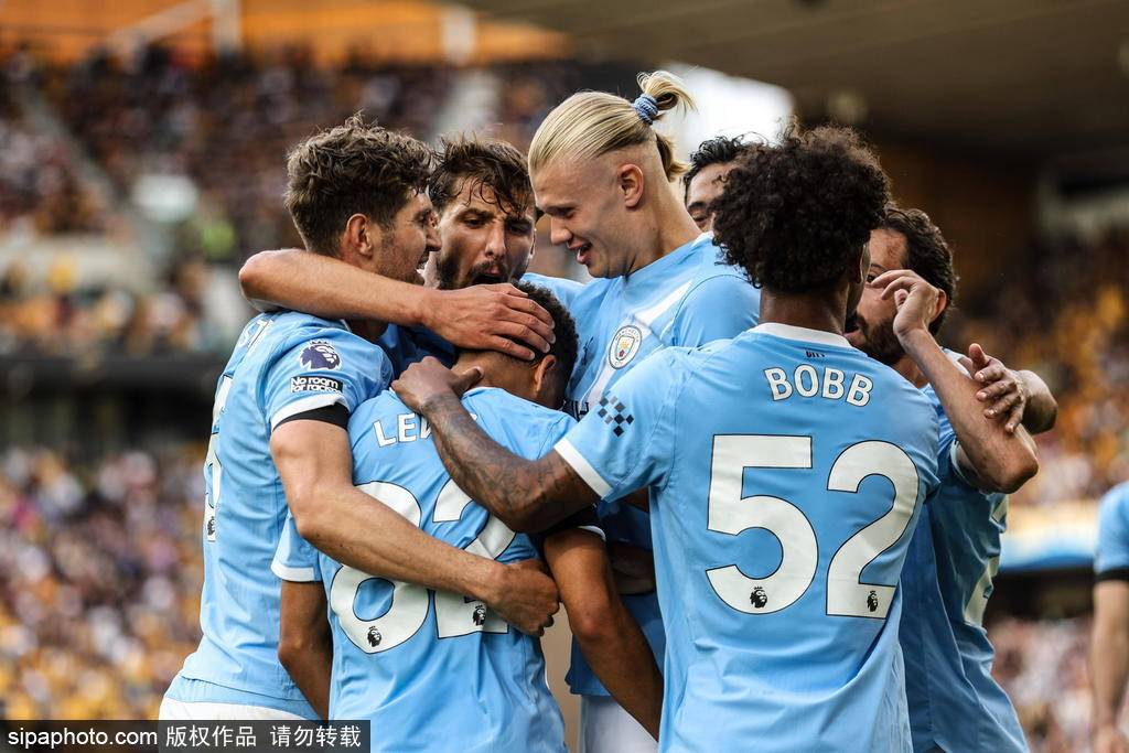 乌克兰超级联赛
_英超-哈兰德双响赖因德斯传射建功 曼城4-0狼队暂登顶